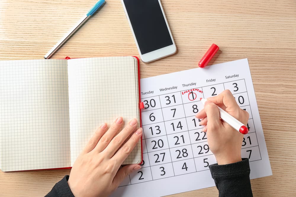 Calendrier EJP
